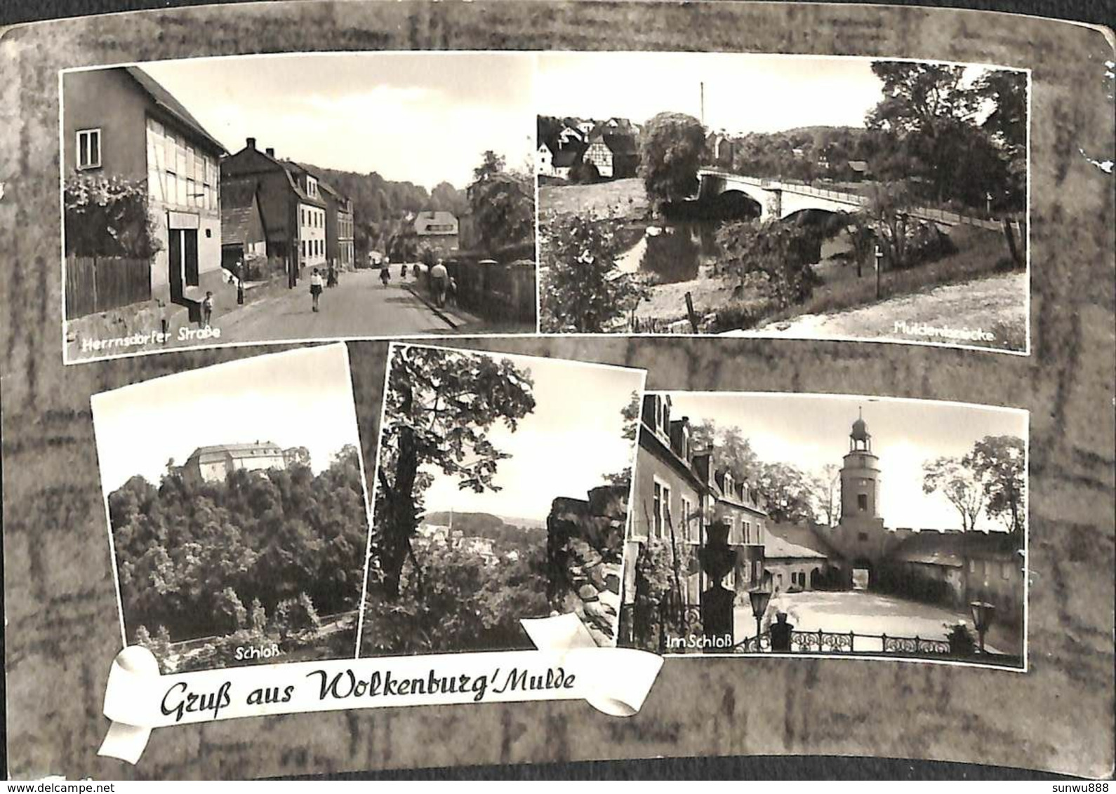 Gruss Aus Wolkenburg Mulde (multi Views 1953) - Limbach-Oberfrohna