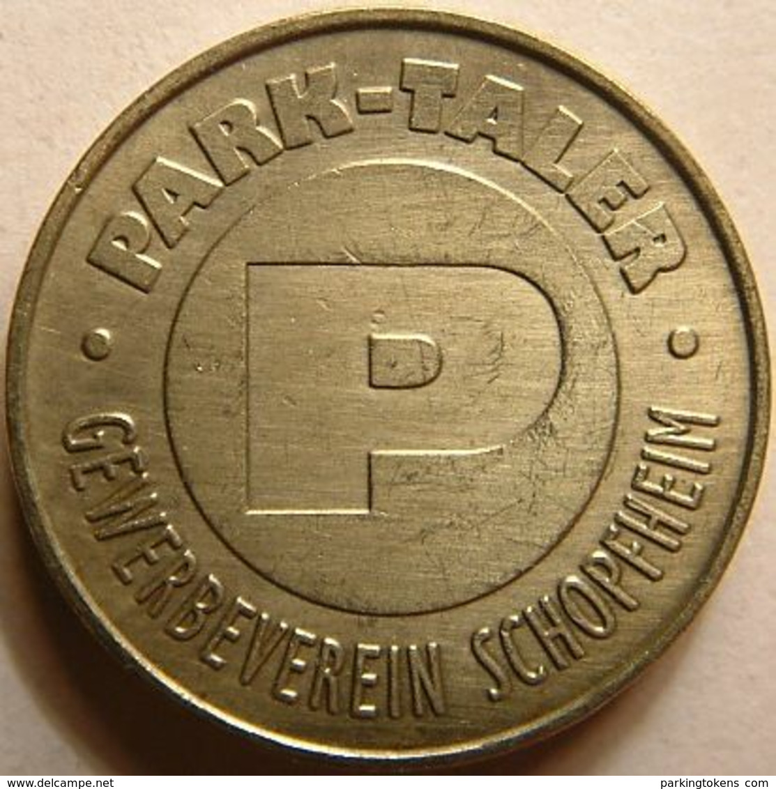 Germ 3796 A - Schopfheim Park Taler - 24mm B - Parking Token - Parkmünze - Parkeerpenning - Professionnels/De Société