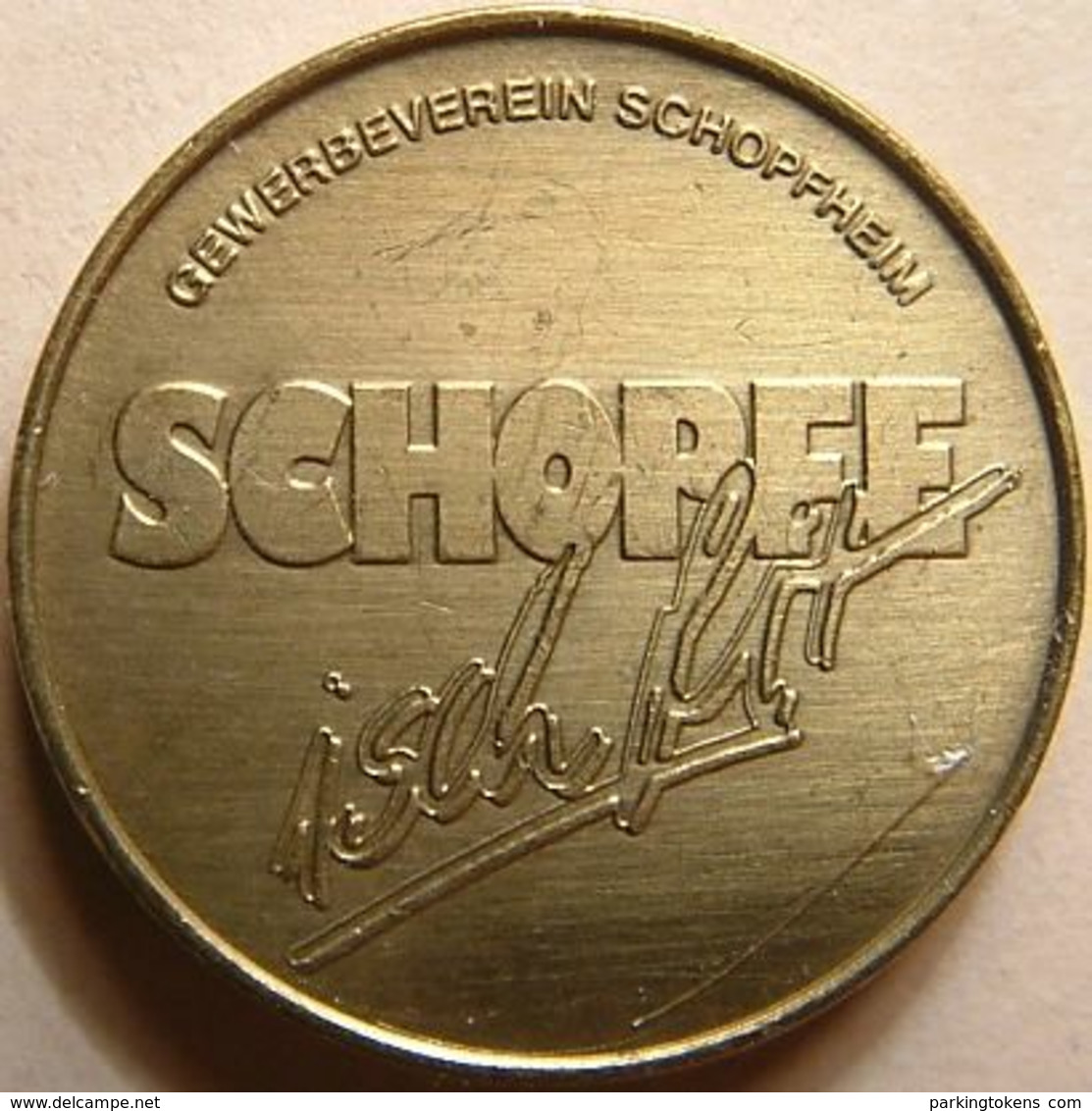 Germ 3796 A - Schopfheim Park Taler - 24mm B - Parking Token - Parkmünze - Parkeerpenning - Professionals/Firms