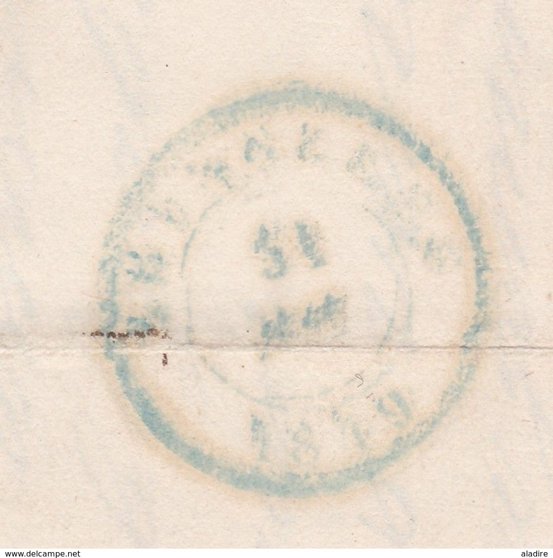 1849 - Lettre Pliée Avec Correspondance En Français De Mons Vers Bruxelles, Belgique - Taxe 3 - Vente D'obligations - 1830-1849 (Unabhängiges Belgien)