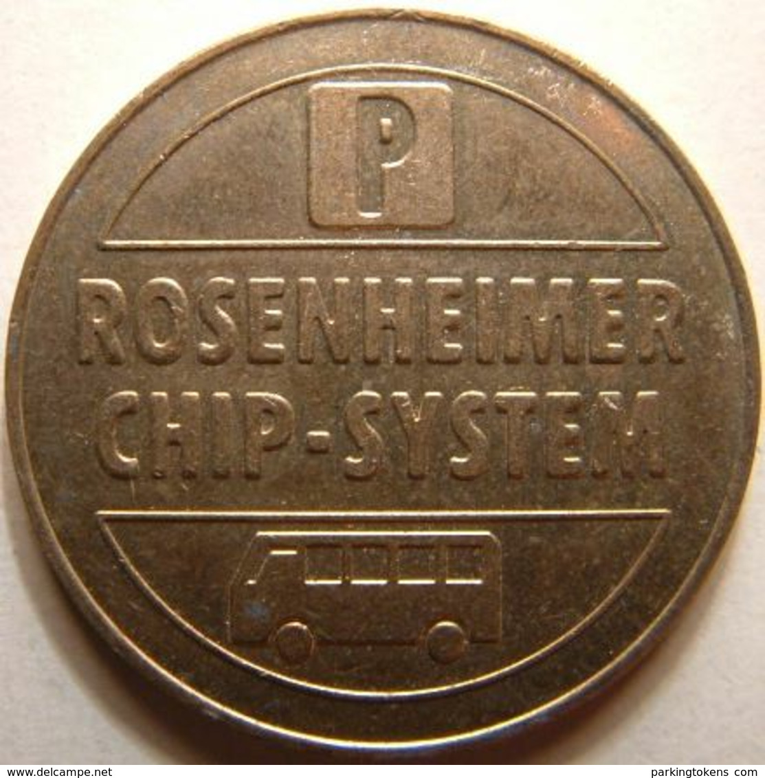 Germ 3775 A - Rosenheim (Bus) - 31.8mm Bz - Parking Token - Parkmünze - Parkeerpenning Also Transportation - Profesionales/De Sociedad