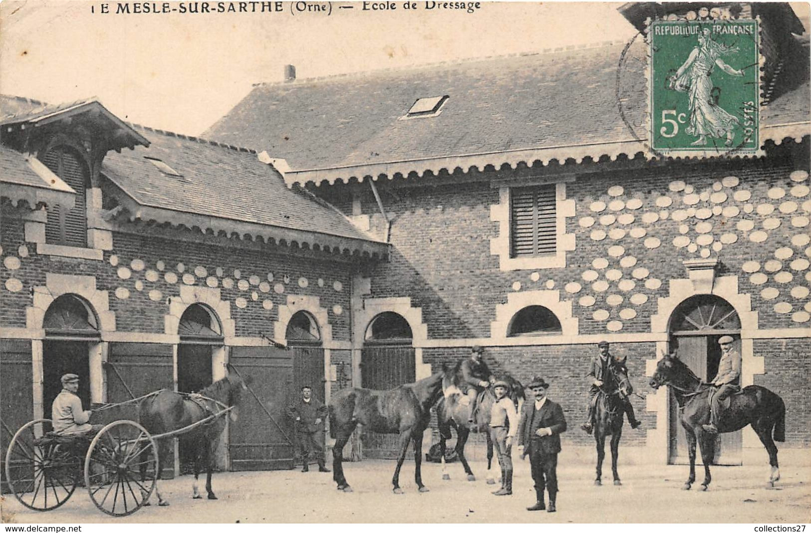 61-LE-MESLE-SUR-SARTHE- ECOLE DE DRESSAGE - Le Mêle-sur-Sarthe