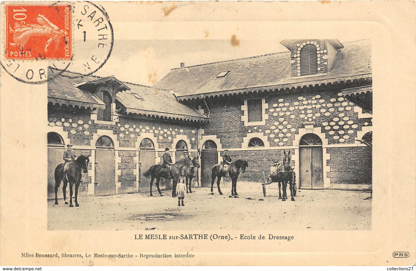 61-LE-MESLE-SUR-SARTHE- ECOLE DE DRESSAGE - Le Mêle-sur-Sarthe