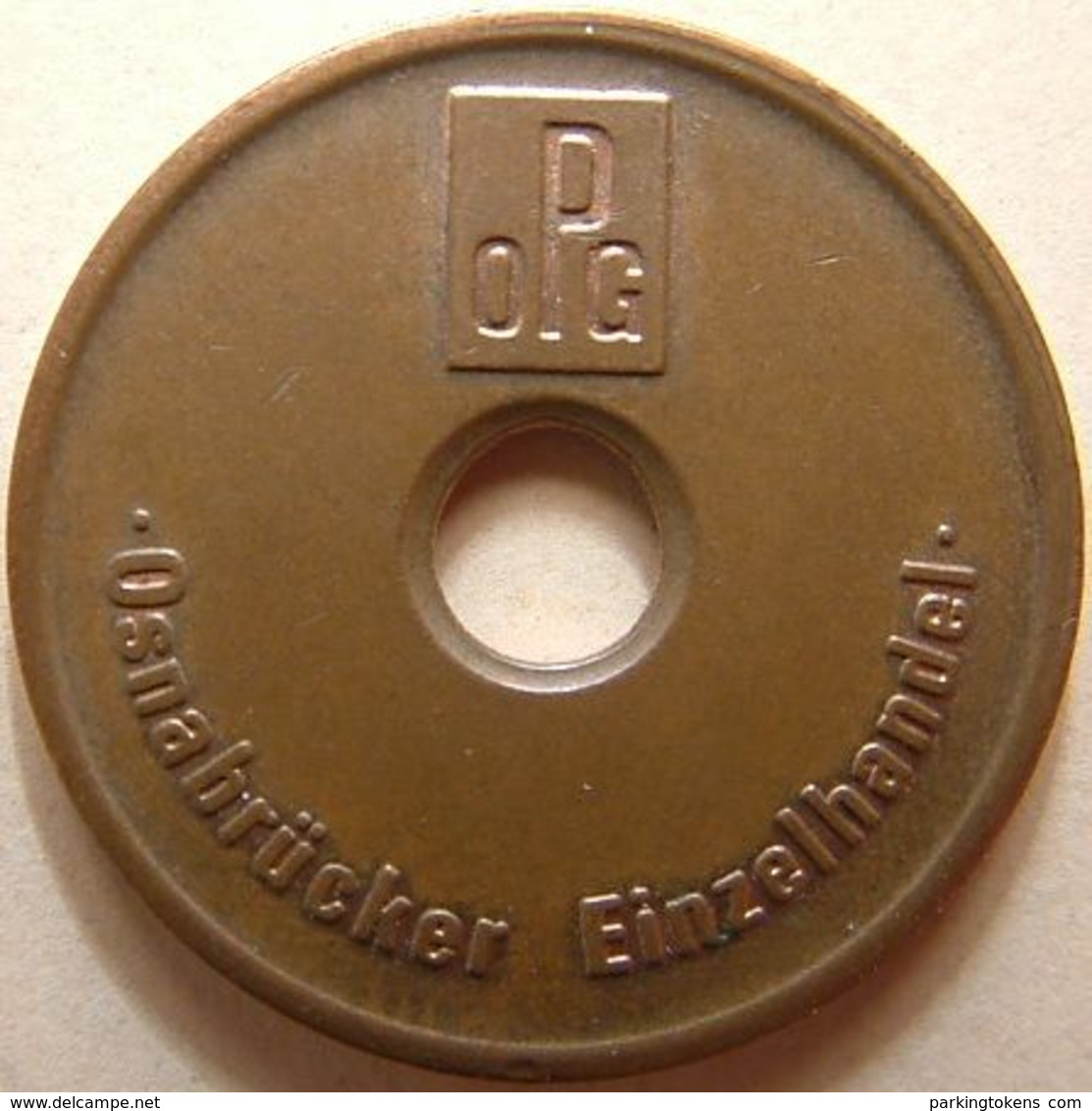 Germ 3738 A - Osnabrück Park Und Bus Münze- 27mm Bz - Parking Token - Parkmünze - Parkeerpenning And Transtortation - Professionals/Firms