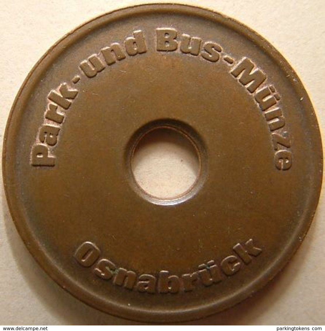 Germ 3738 A - Osnabrück Park Und Bus Münze- 27mm Bz - Parking Token - Parkmünze - Parkeerpenning And Transtortation - Professionali/Di Società