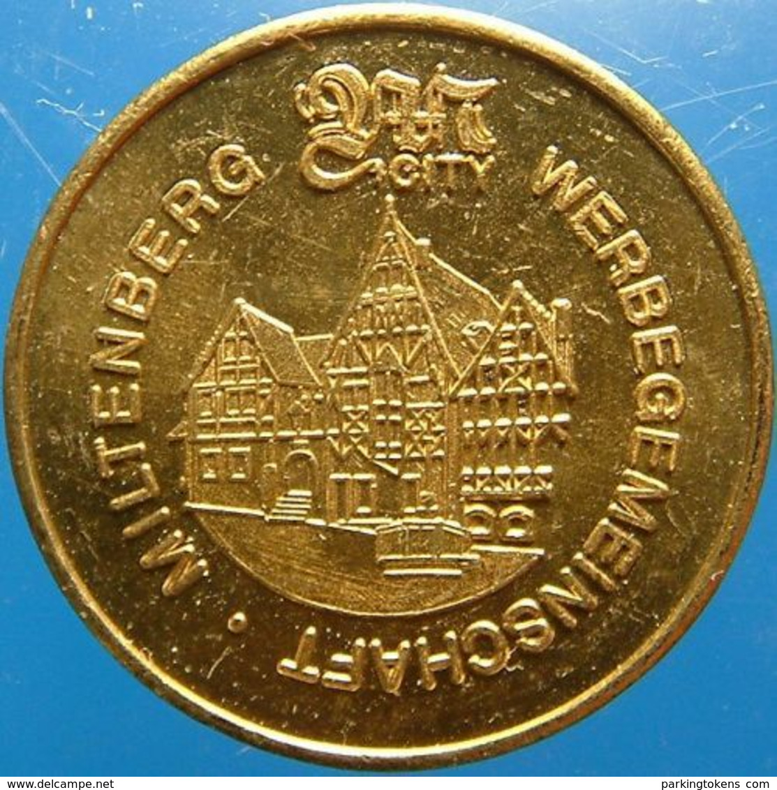 Germ 3491 A - Miltenberg - 25mm B - Parking Token - Parkmünze - Parkeerpenning - Profesionales/De Sociedad