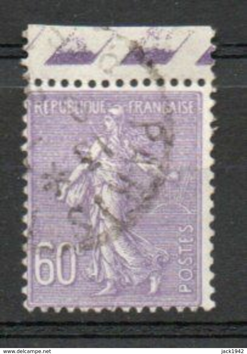 Yvert N° 200 - Semeuse Lignée 60c Violet - 1903-60 Säerin, Untergrund Schraffiert