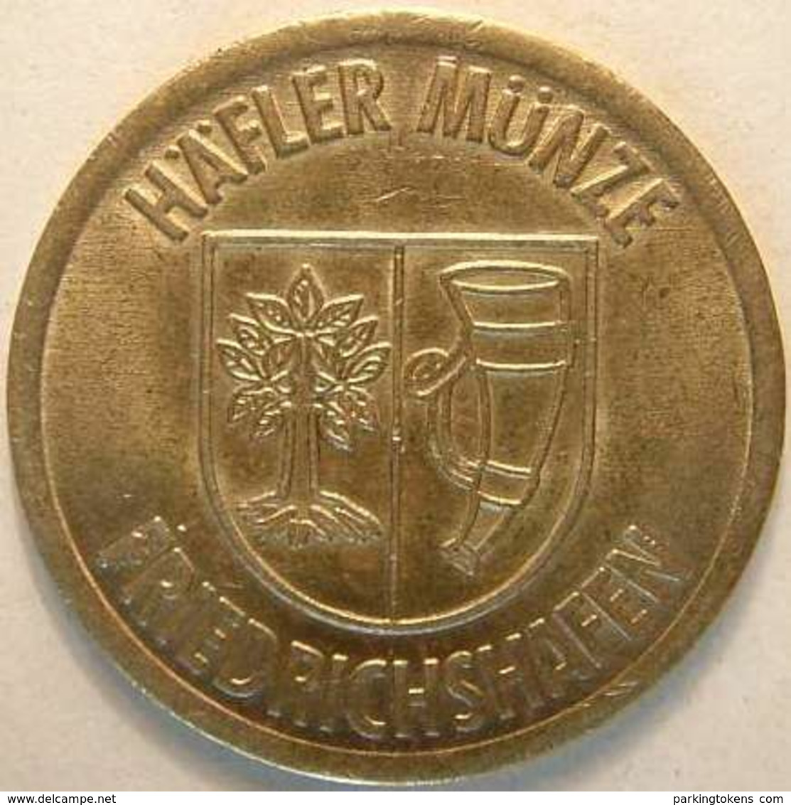 Germ 3337 A - Hafler Münze / Friedrichshafen - 27mm B - Parking Token Parkmünze Parkeerpenning - Profesionales/De Sociedad