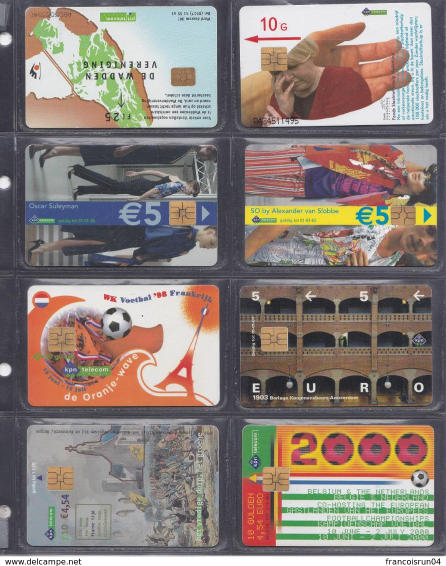 PAYS BAS 8 Cartes Téléphonique - Collections