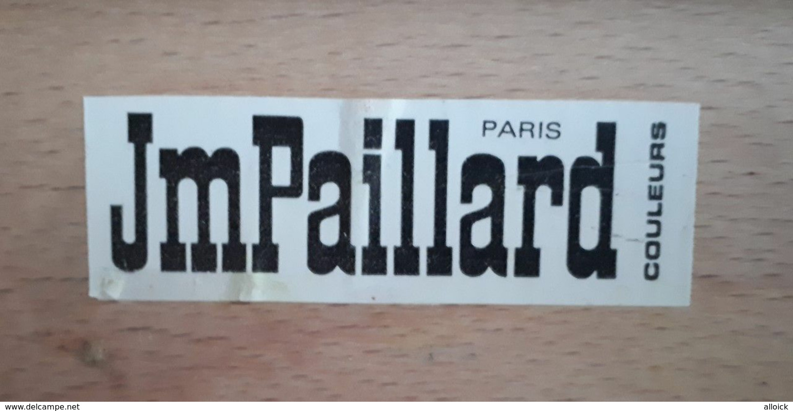 Mallette à peinture  Jm Paillard  Paris (années 60 - 80)