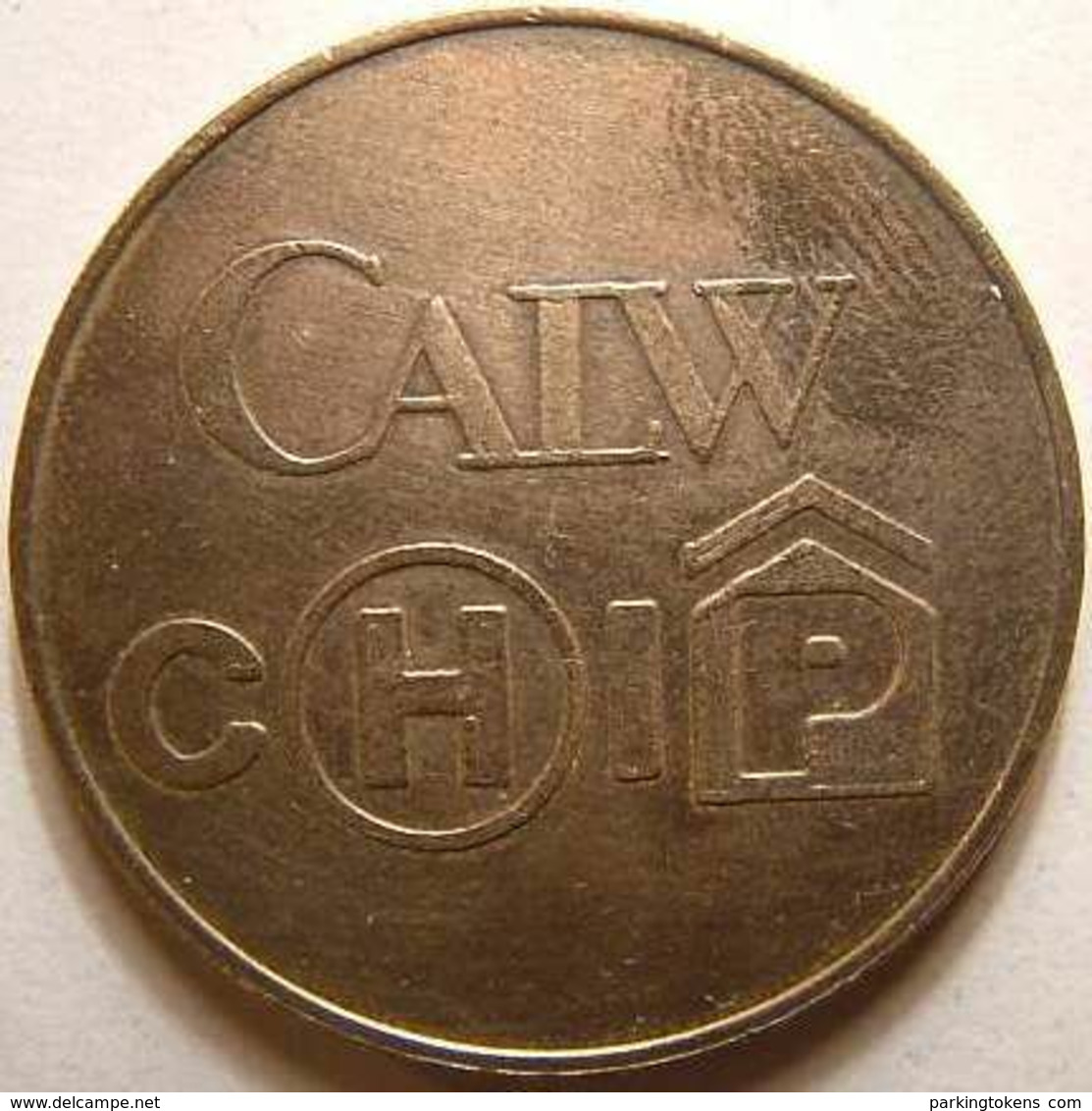 Germ 3200 A - Calw Chip / Rev. (same) - 32mm Bz - Parking Token Parkmünze Parkeerpenning - Professionnels/De Société