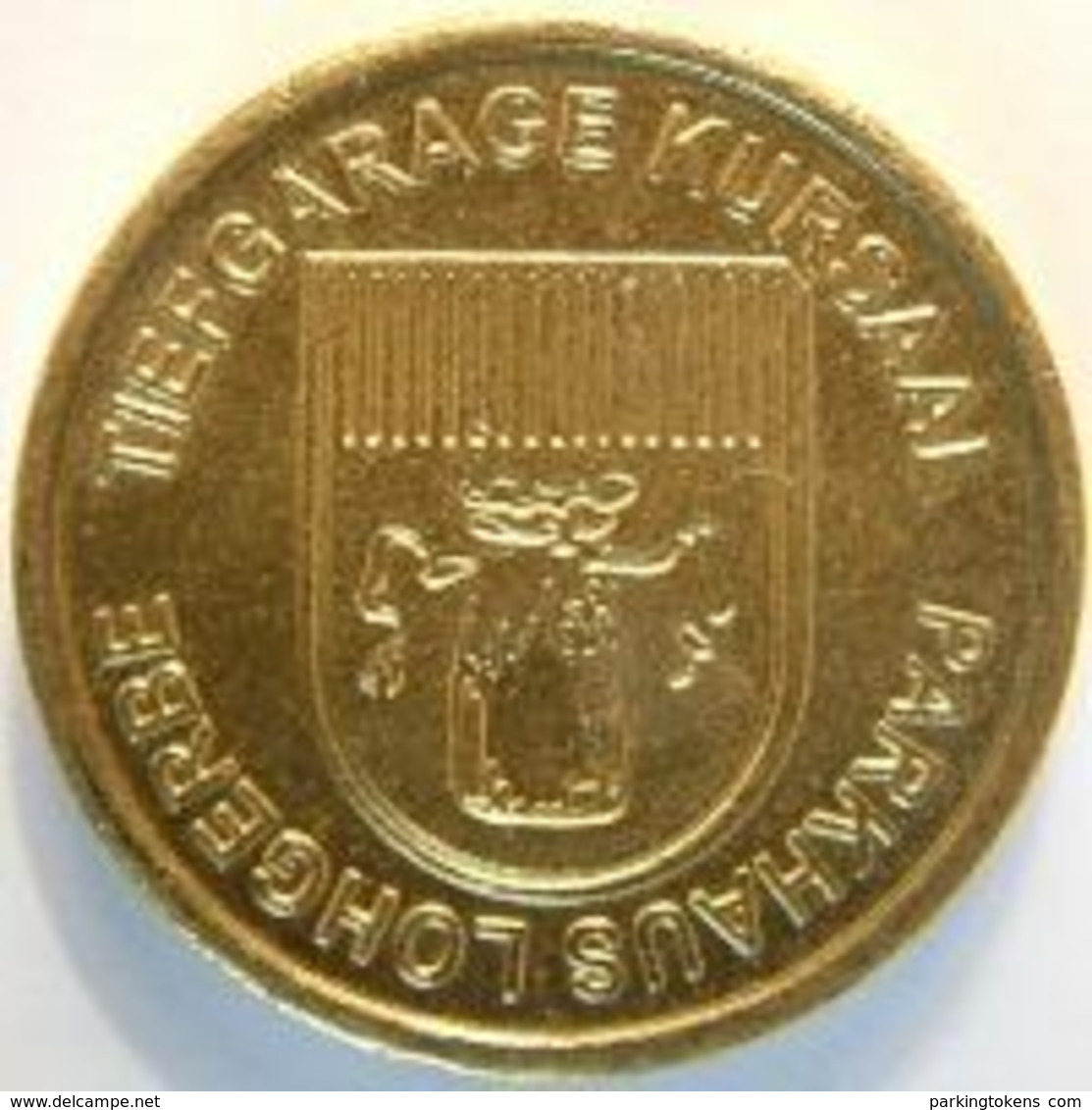 Germ 3043 A - Bad Säckingen Parkhaus - 23.6mm B - Parking Token Parkmünze Parkeerpenning - Profesionales/De Sociedad