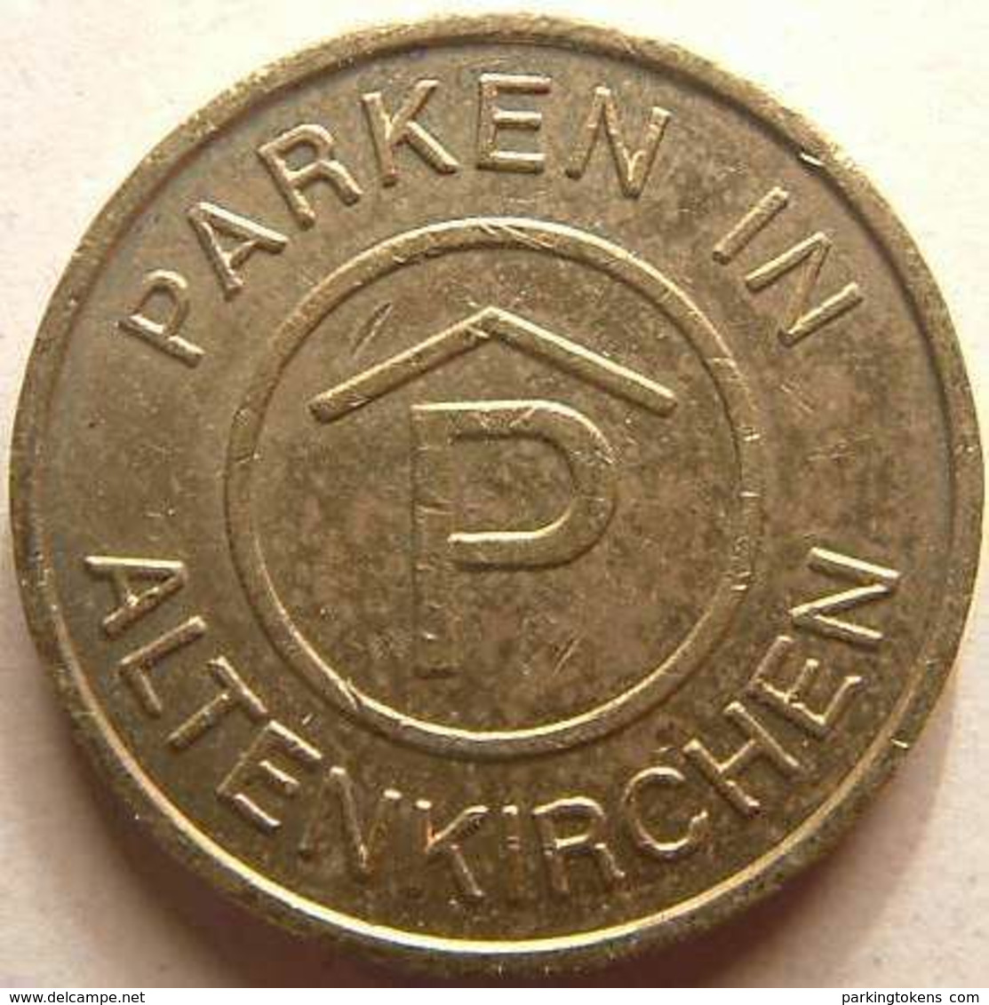 Germ 3020 A - Parken In Altenkirchen / Rev. (same) - 22mm B - Parking Token Parkmünze Parkeerpenning - Firma's