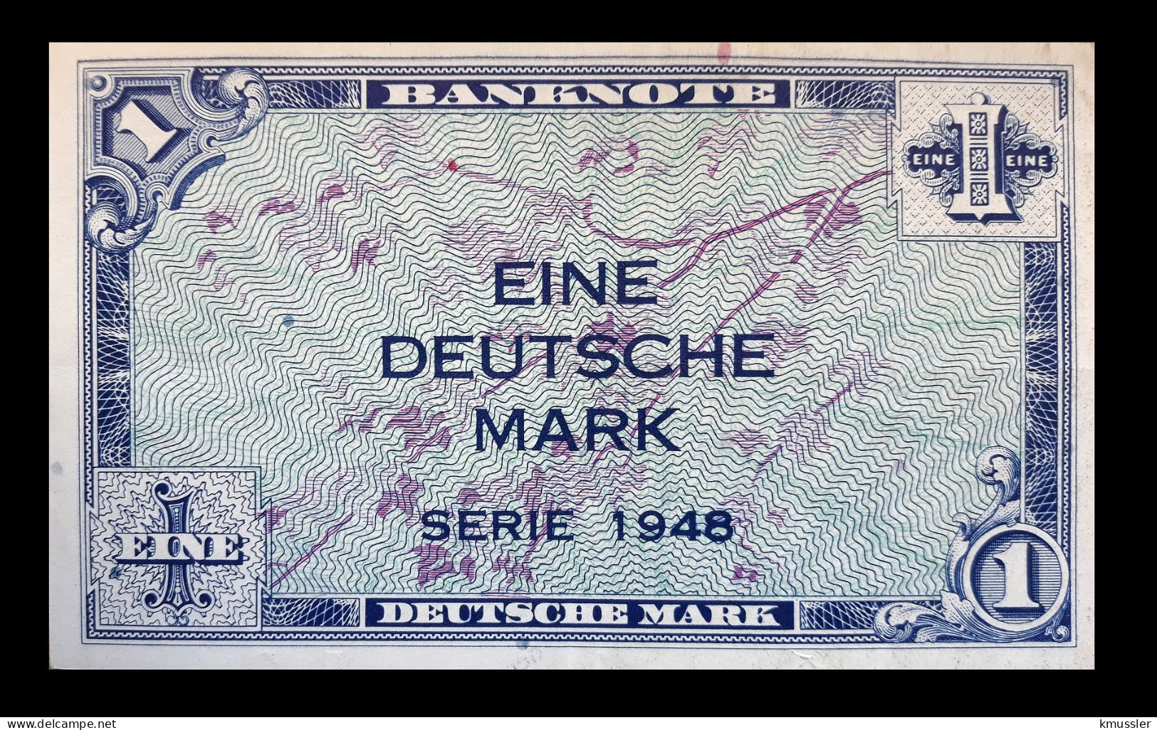 # # # Banknote Germany (BRD) 1 Mark 1948 # # # - 5 Deutsche Mark