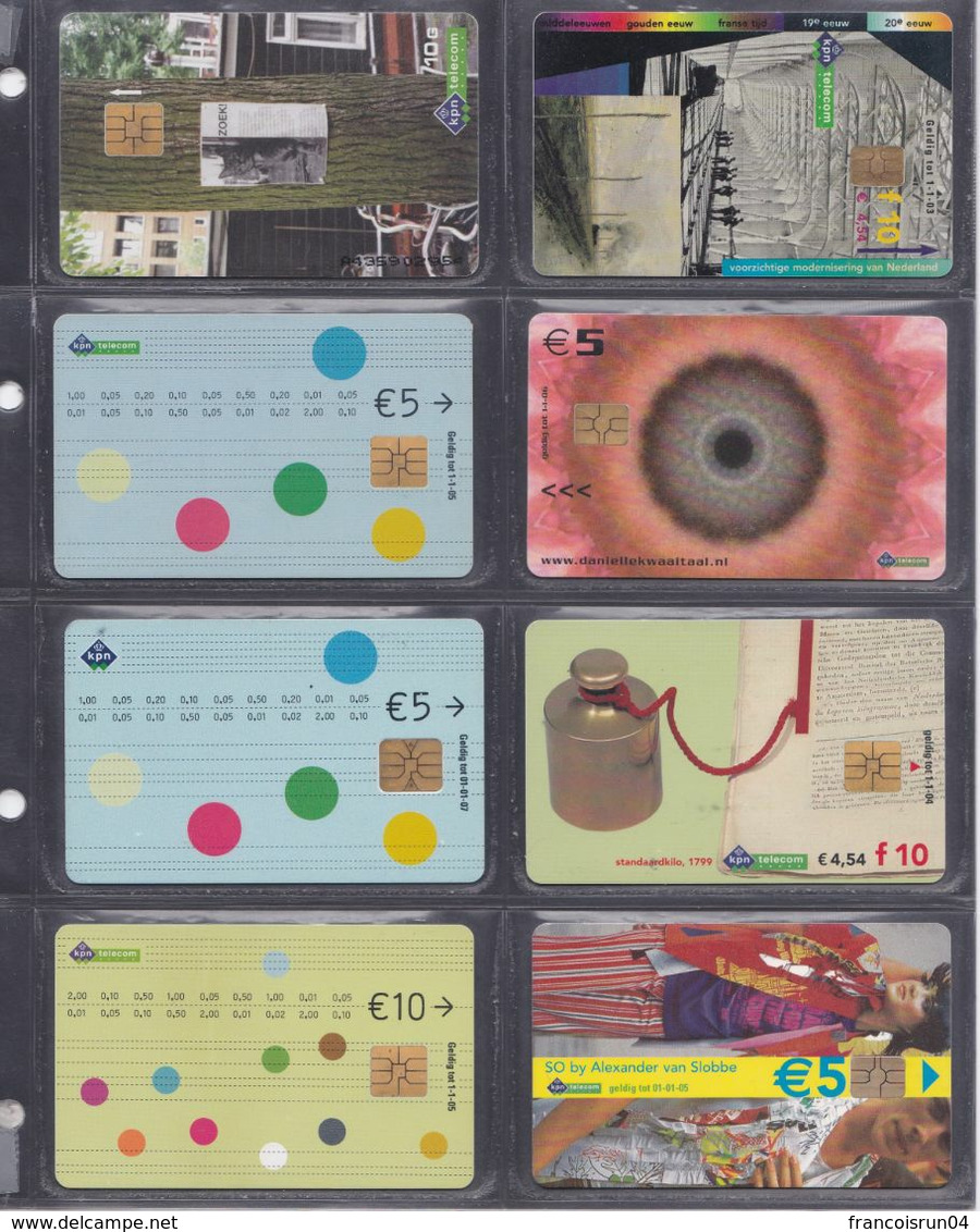 PAYS BAS 8 Cartes Téléphonique - Collections