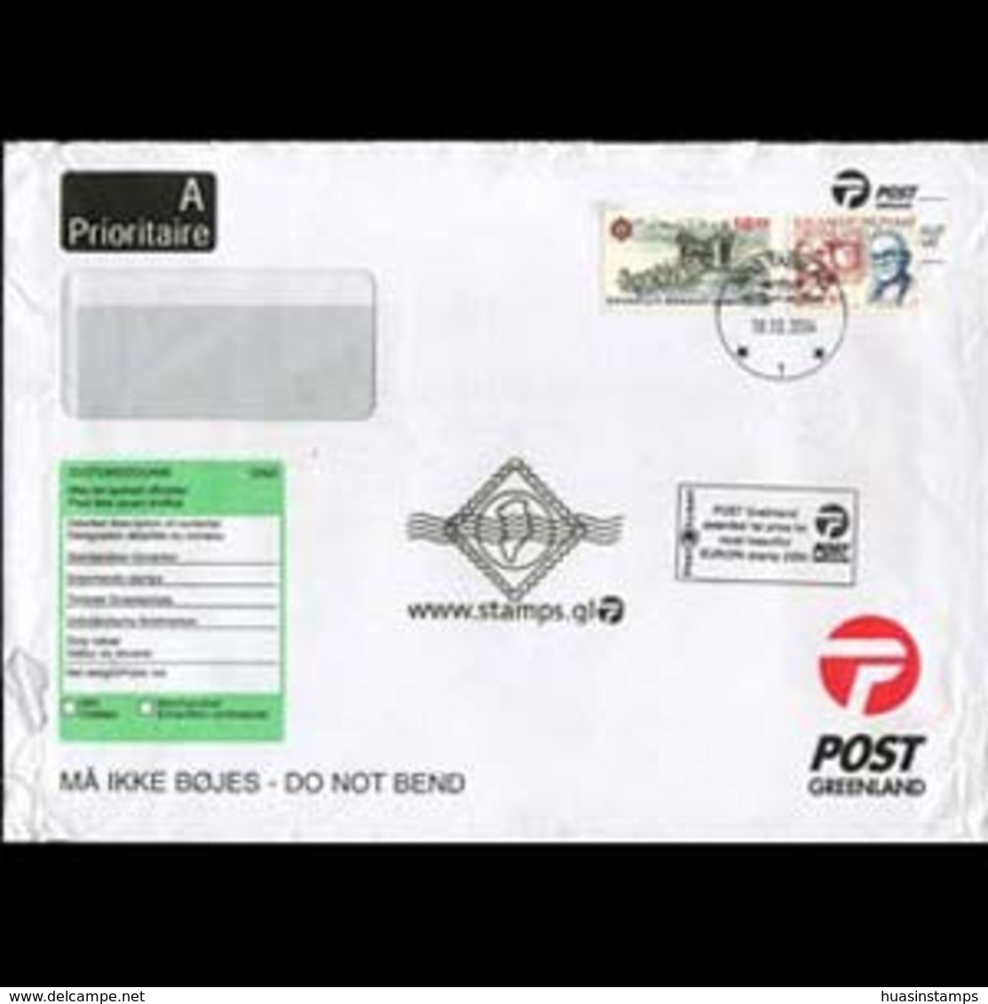 GREENLAND 2004 - Window Envelope - 243 And 362 Dog Sled - Briefe U. Dokumente
