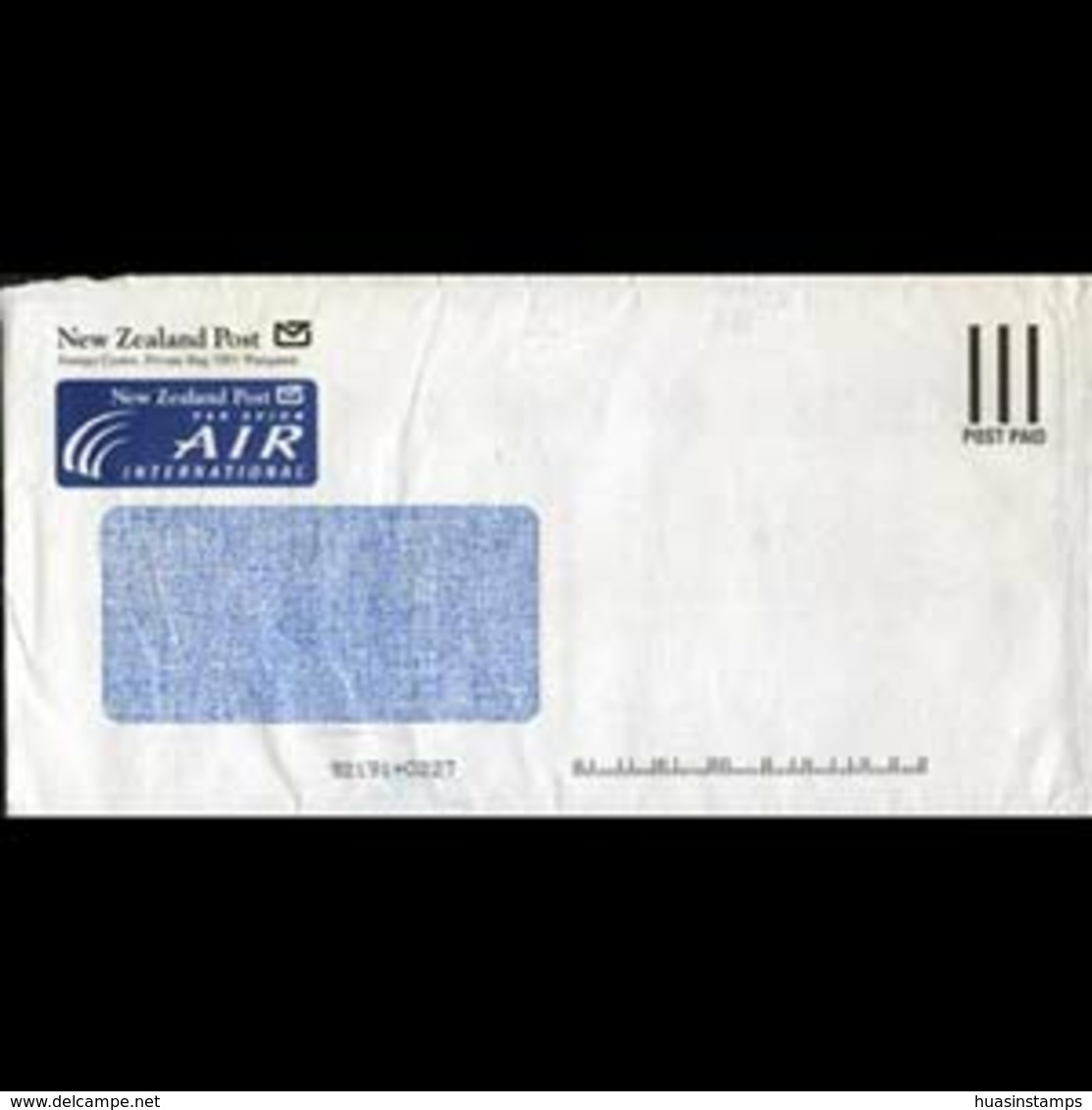 NEW ZEALAND 1995 - Post Paid Window Envelope - Lettres & Documents