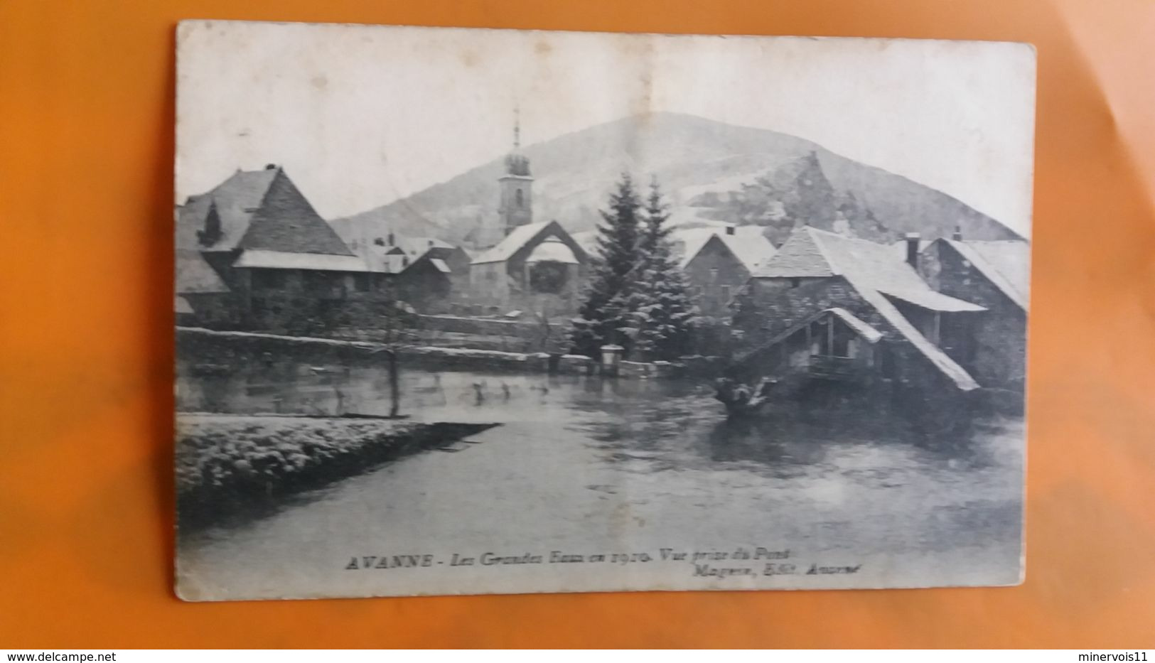 Avanne - Les Grandes Eaux En 1910 - Vue Prise Du Pont - Altri & Non Classificati