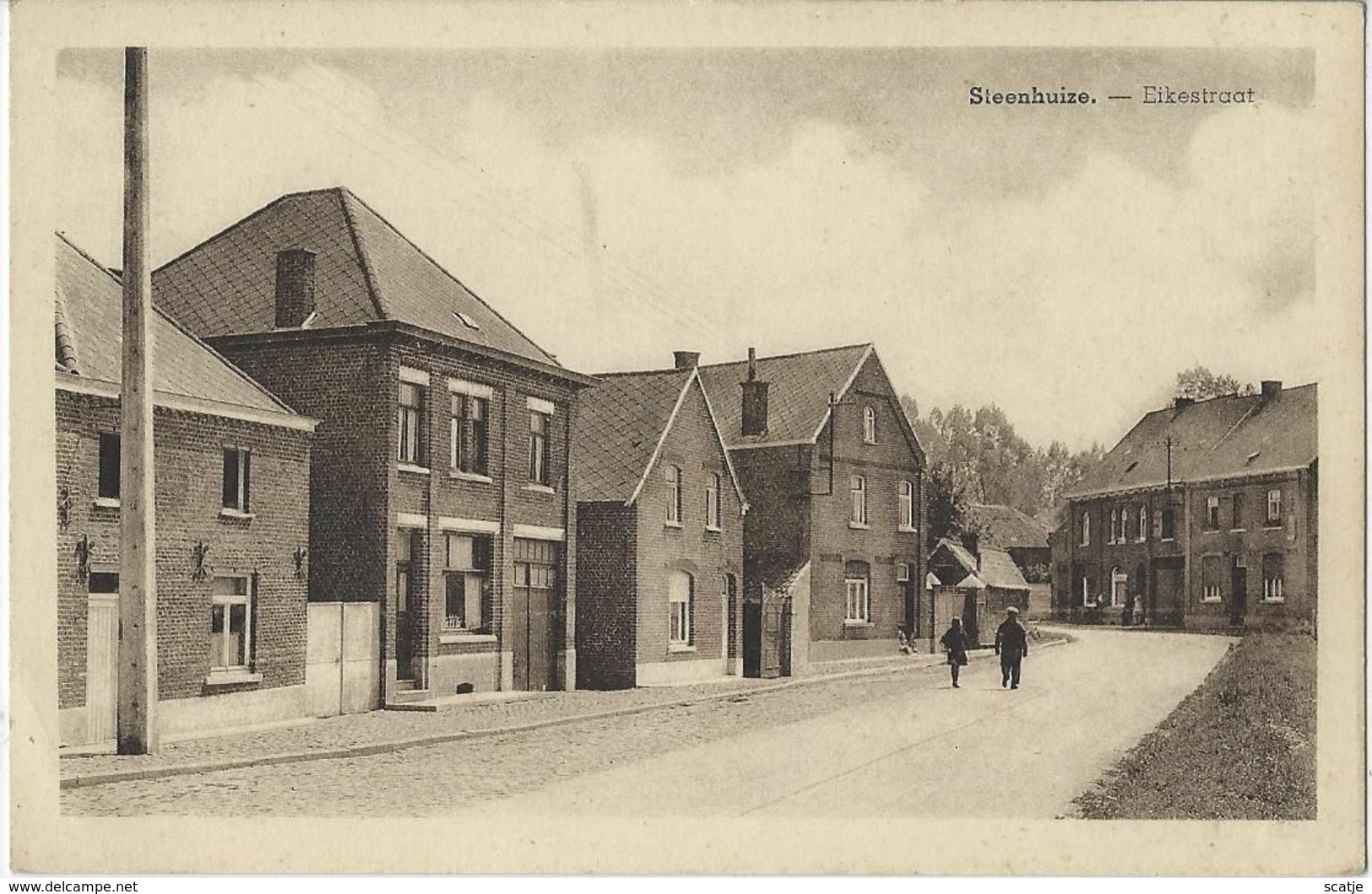 Steenhuize.   -   Eikestraat   -   Uitg.  Van Snick - Herzele