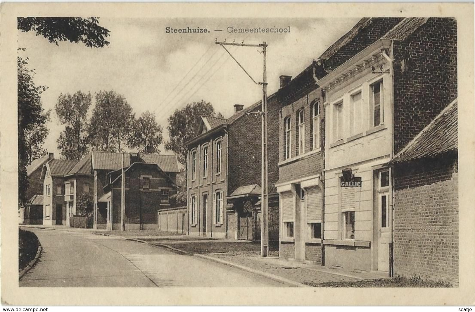 Steenhuize.   -   Gemeentehuis   -   Uitg.  Van Snick - Herzele