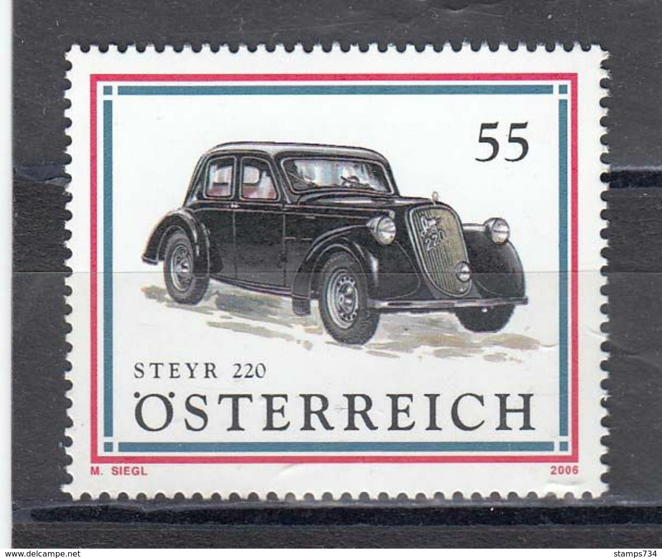 Austria 2006 - Automobile: Steyr 220, Mi-Nr. 2614, MNH** - Neufs