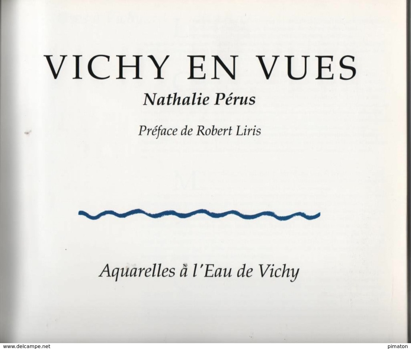 Livre VICHY EN VUES Par Nathalie Pérus - Bourbonnais