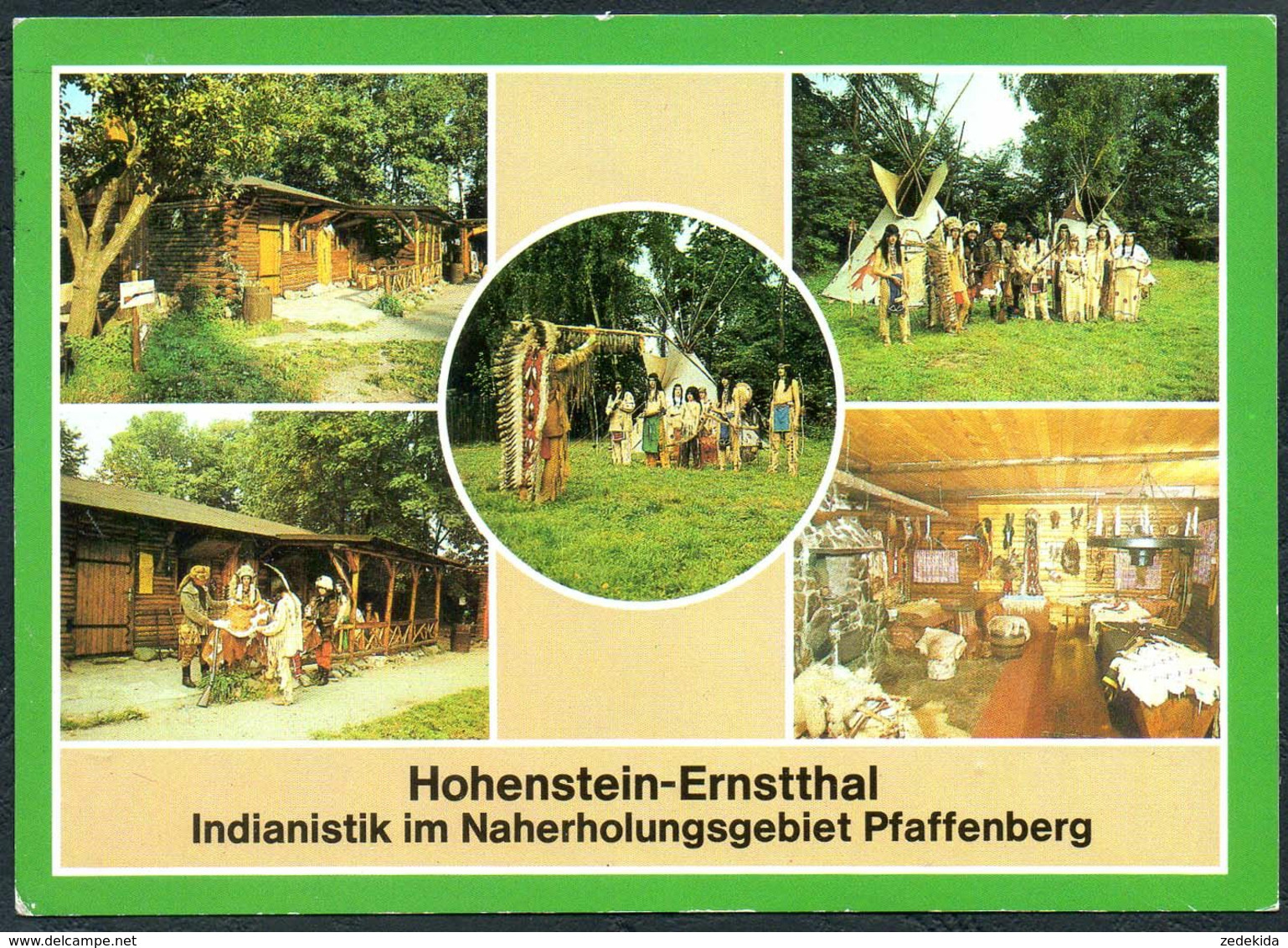 D9419 - Hohenstein Ernstthal Indianer Indianistik Pfaffenberg - Bild Und Heimat Reichenbach - Hohenstein-Ernstthal