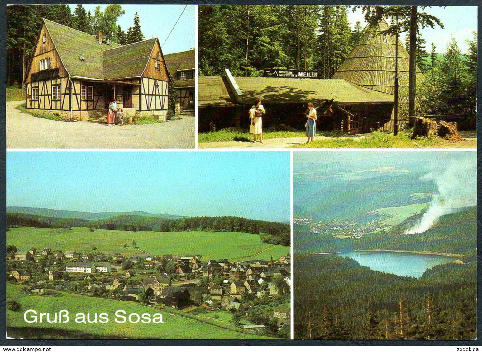 D9427 - TOP Sosa Köhler Hütte Meiler Kohlemeiler Köhler - Bild Und Heimat Reichenbach - Sosa
