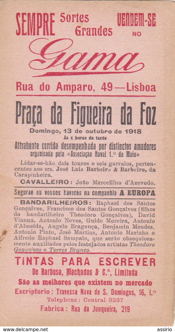 Portugal -Tauromaquia   Aficionado  1871 - Documentos Históricos