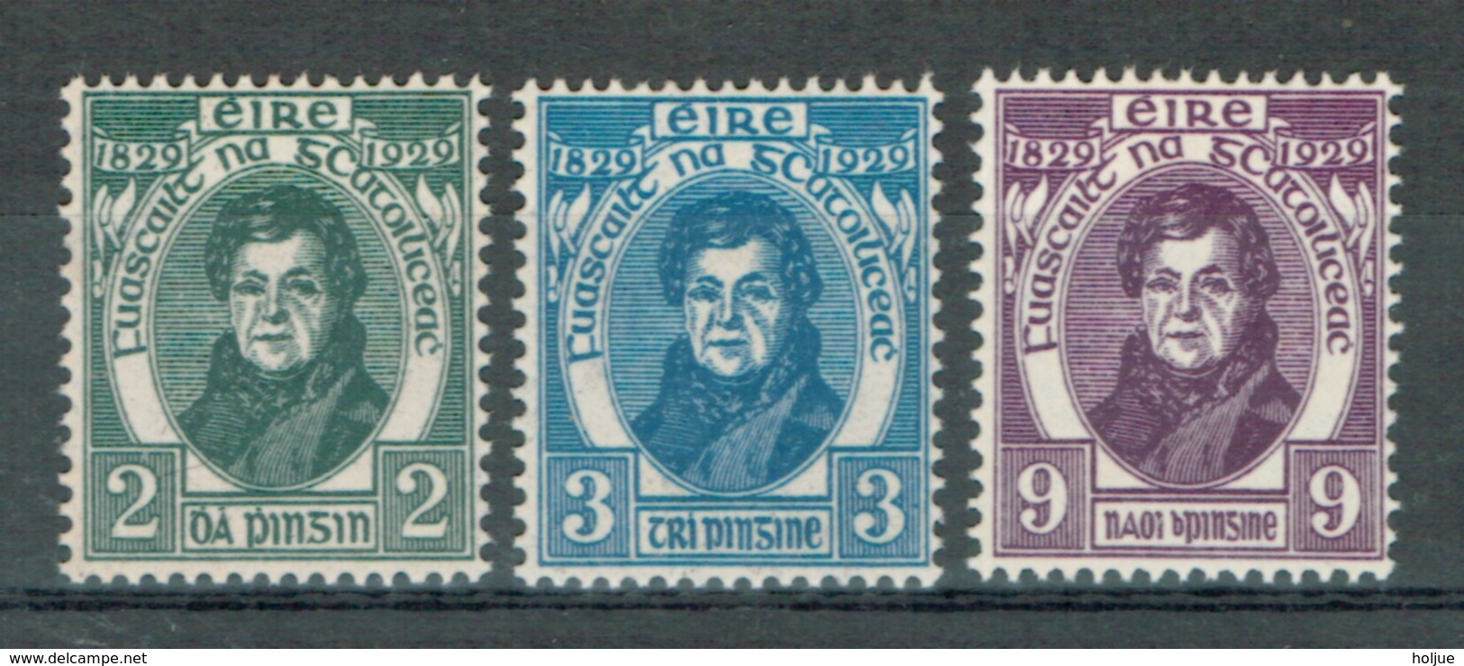 Irland 1929 O'Connell Michel 52 - 54 Postfrisch MNH - Neufs