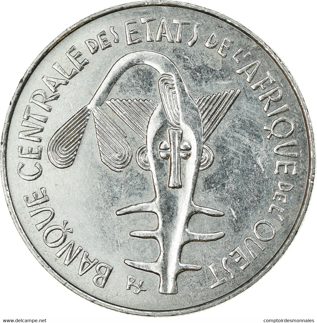 Monnaie, West African States, 100 Francs, 1992, TTB, Nickel, KM:4 - Elfenbeinküste