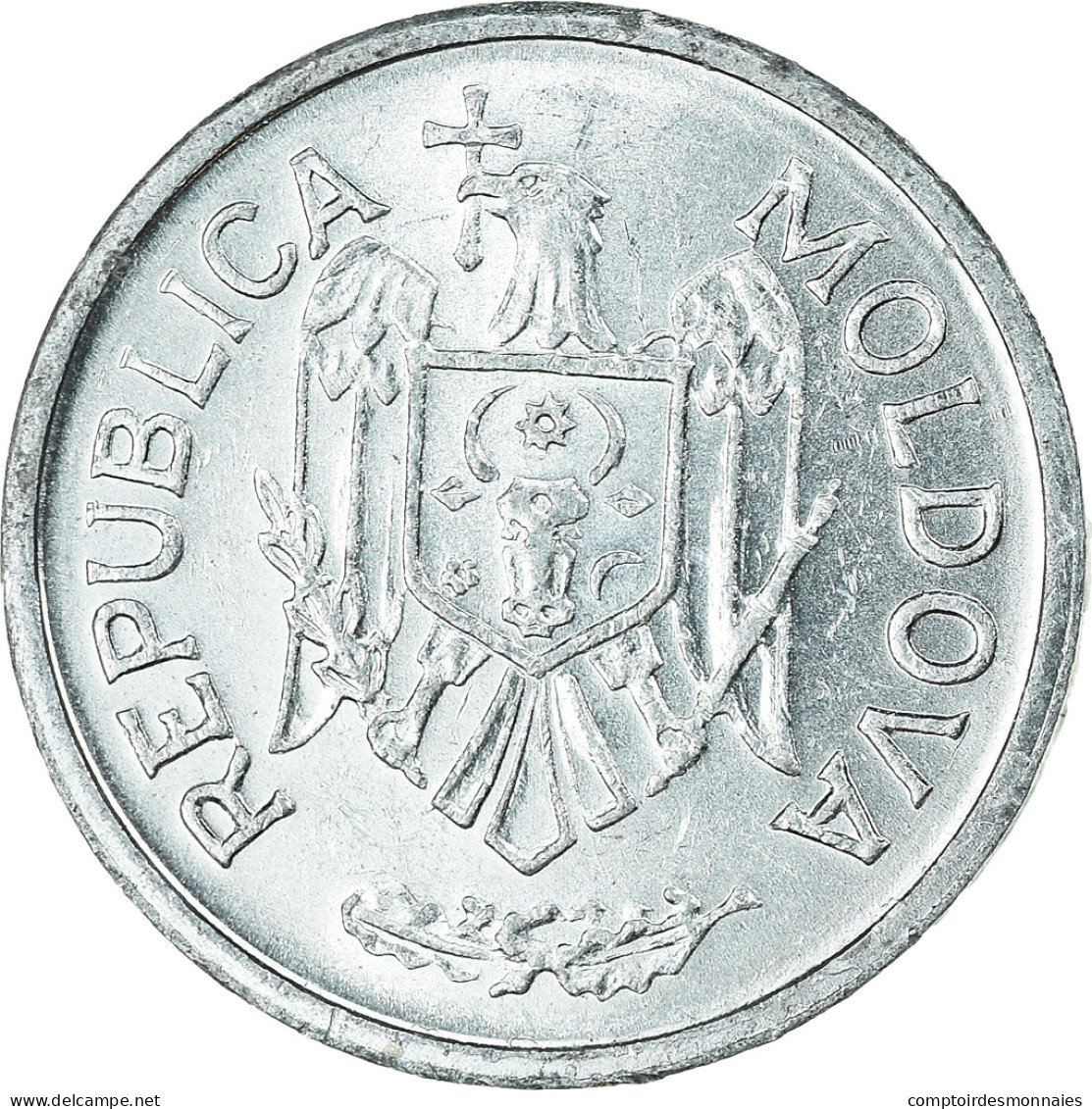 Monnaie, Moldova, 10 Bani, 2002, TTB, Aluminium, KM:7 - Moldavië