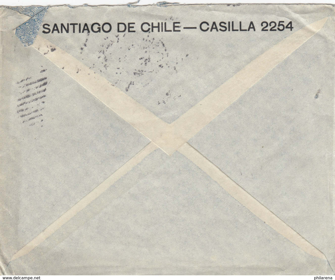 1912: Letter Santiago To Gera - Chili