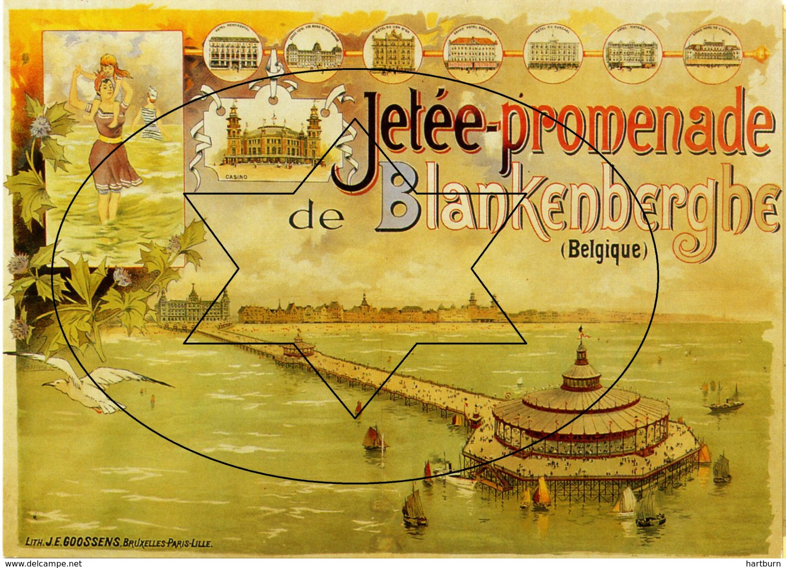 Posters Op Postkaart. Collectie Roland Florizoone - Blankenberghe - Blankenberge (DOOS 7) - Blankenberge