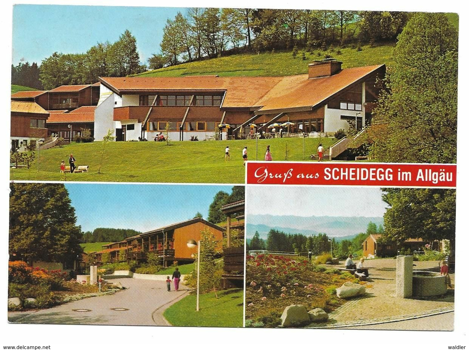 8999  SCHEIDEGG / ALLGÄU, FERIENDORF DER DEUTSCHEN BUNDESPOST - Wasserburg (Bodensee)