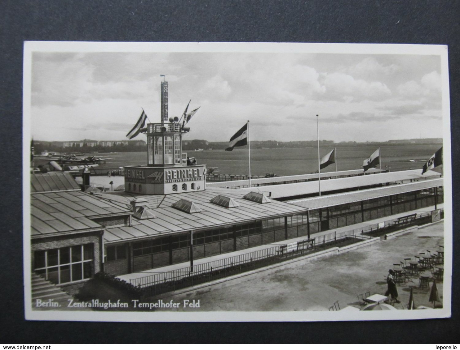 AK BERLIN TEMPELHOF Flughafen Airport Ca.1940  ////  D*45572 - Tempelhof