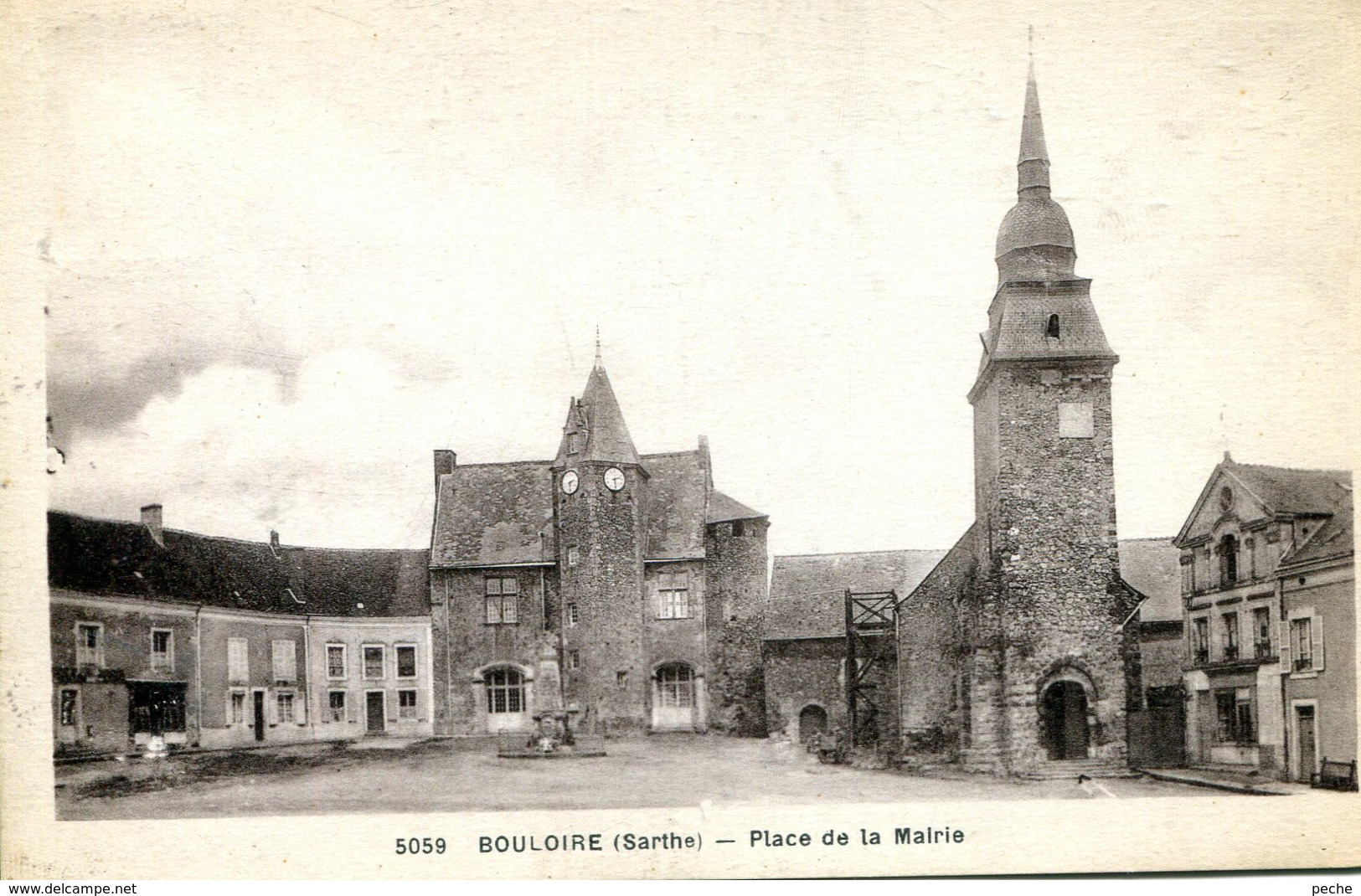 N°2692 R -cpa Bouloire -place De La Mairie- - Bouloire