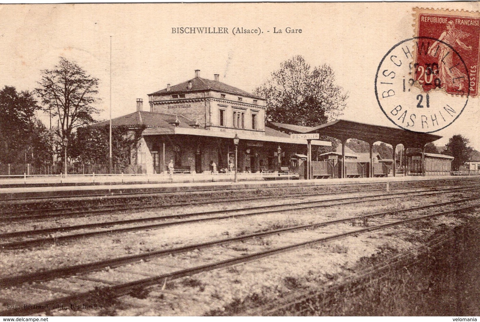 6343 Cpa Bischwiller - La Gare - Bischwiller