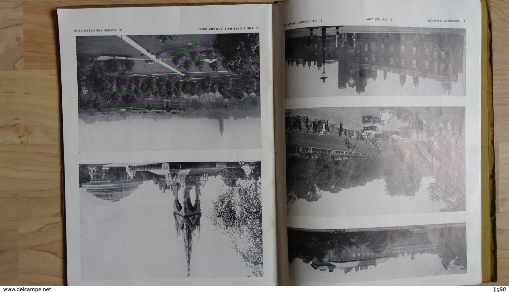 Old collection of 119 photographs of LONDON 1920s, published in 1926 by The Homeland association, very good condition