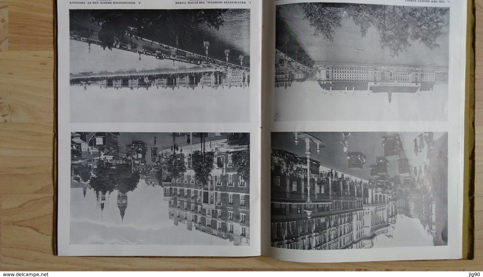 Old collection of 119 photographs of LONDON 1920s, published in 1926 by The Homeland association, very good condition