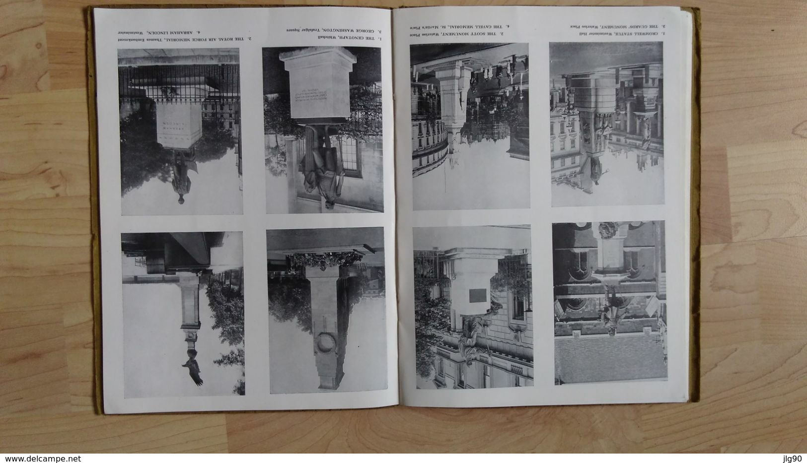 Old collection of 119 photographs of LONDON 1920s, published in 1926 by The Homeland association, very good condition