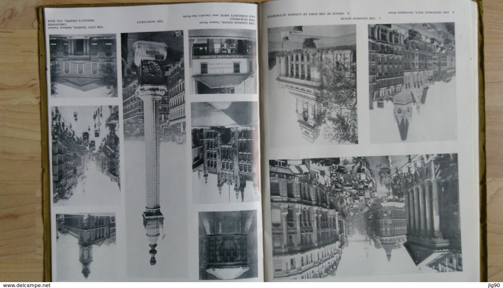 Old collection of 119 photographs of LONDON 1920s, published in 1926 by The Homeland association, very good condition