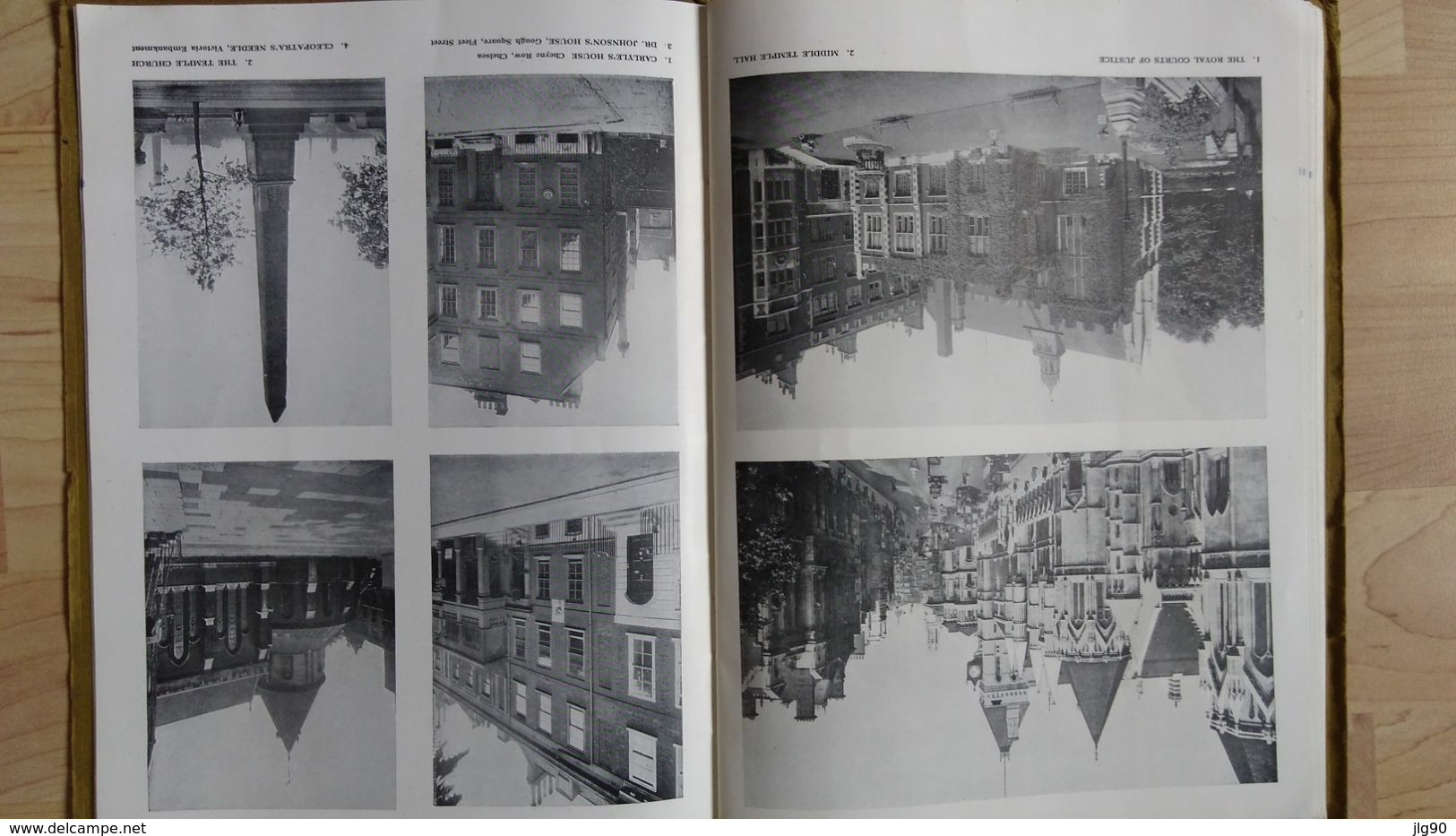 Old collection of 119 photographs of LONDON 1920s, published in 1926 by The Homeland association, very good condition