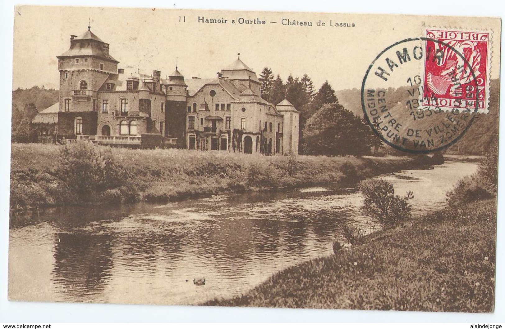 Hamoir S/Ourthe - Château De Lassus - 1933 - Hamoir