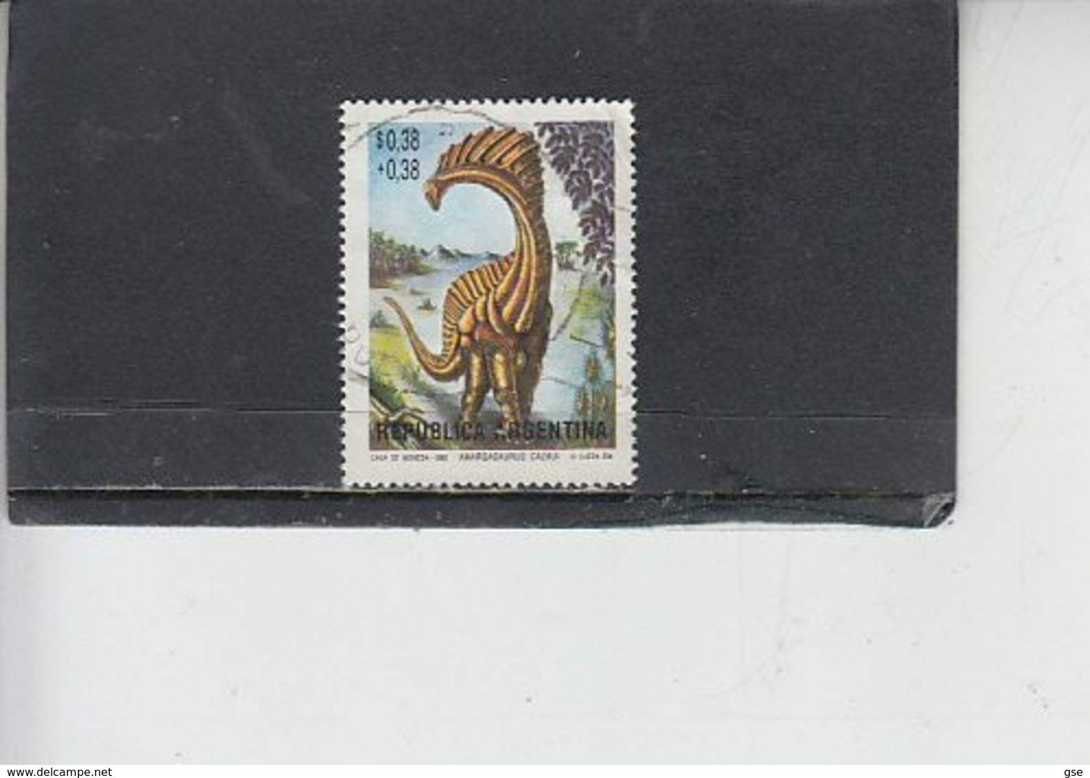 ARGENTINA  1992 - Yvert  1785: - Animali Preistorici - Used Stamps