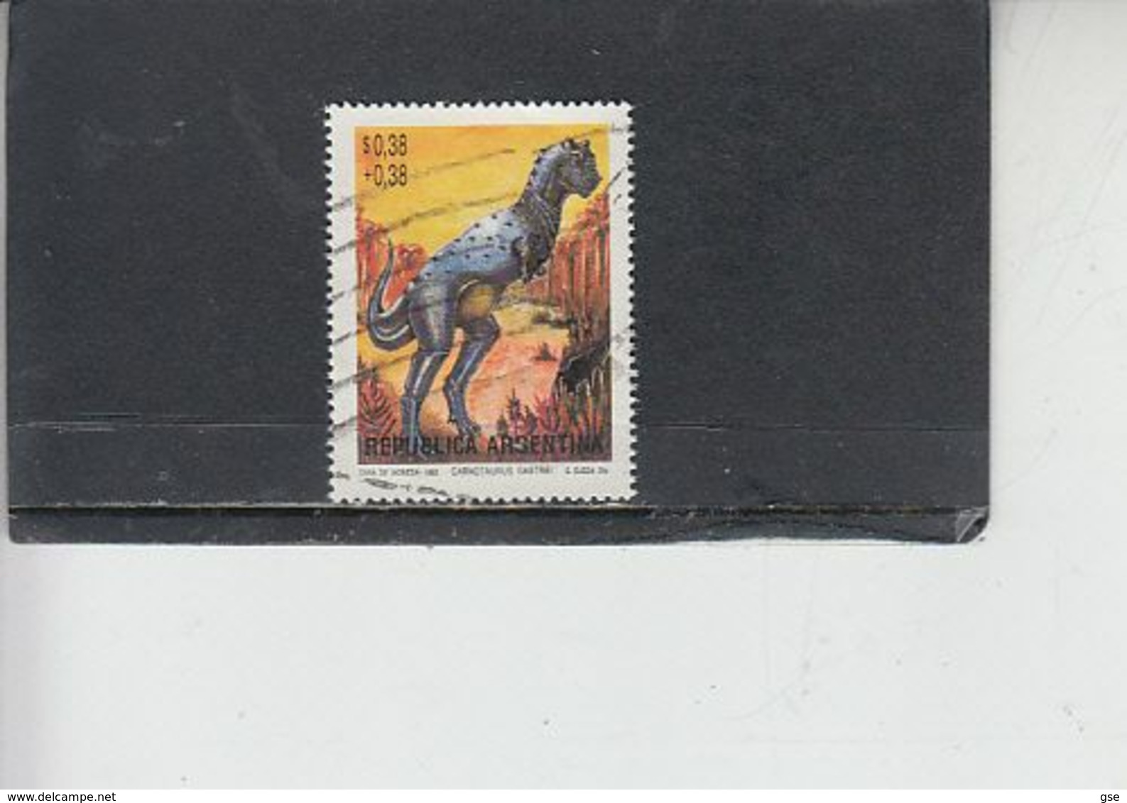 ARGENTINA  1992 - Yvert  1784°: - Animali Preistorici - Used Stamps