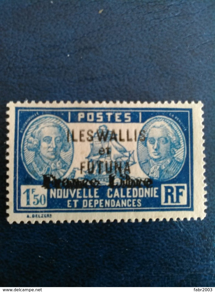 Wallis Et Futuna. Variété Du Numéro 117. Surcharge France Libre Doublée. Neuf Sans Gomme - Unused Stamps