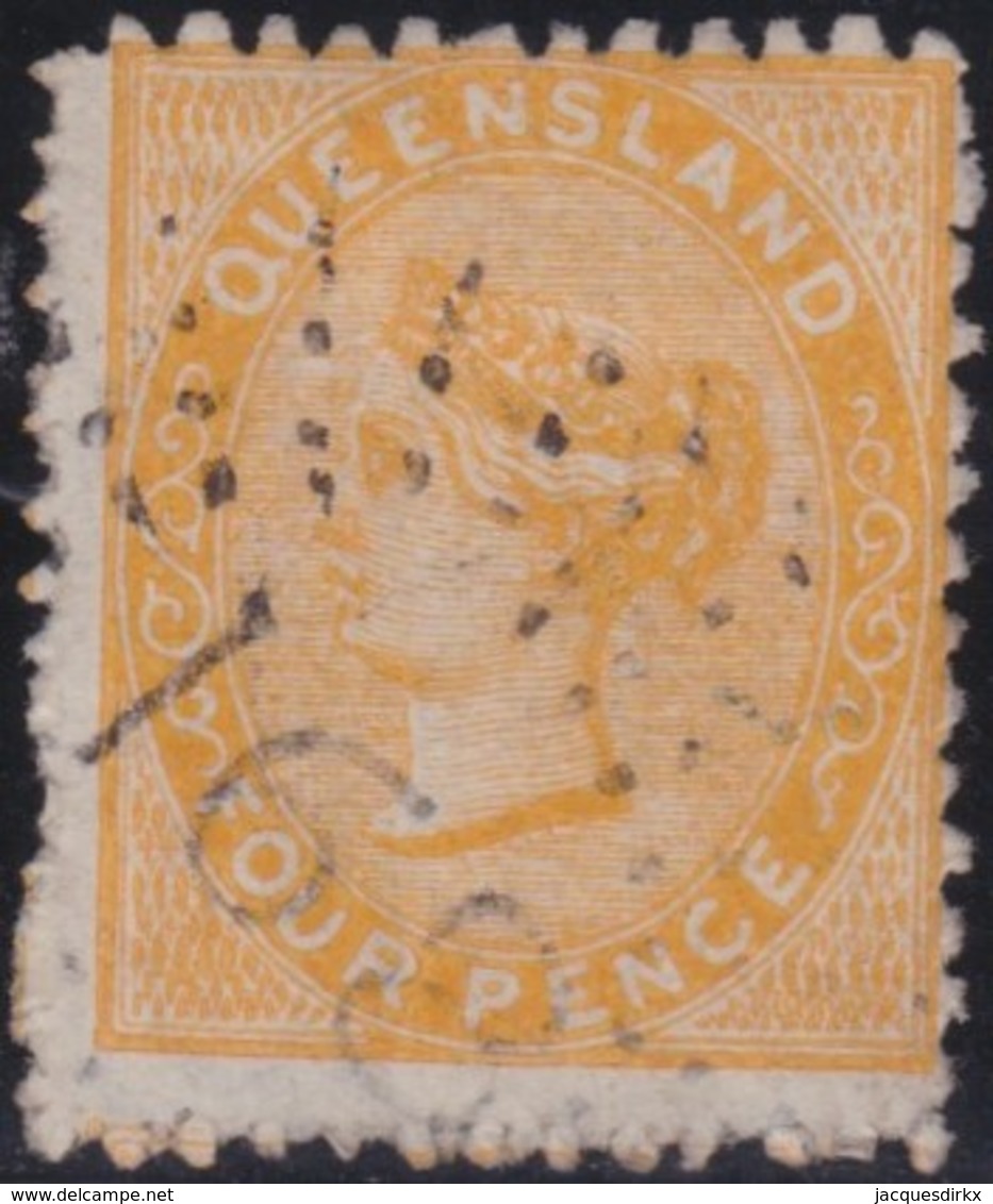 Queensland    .    SG        .   141      .         O      .       Cancelled .   /   .  Oblitéré - Used Stamps