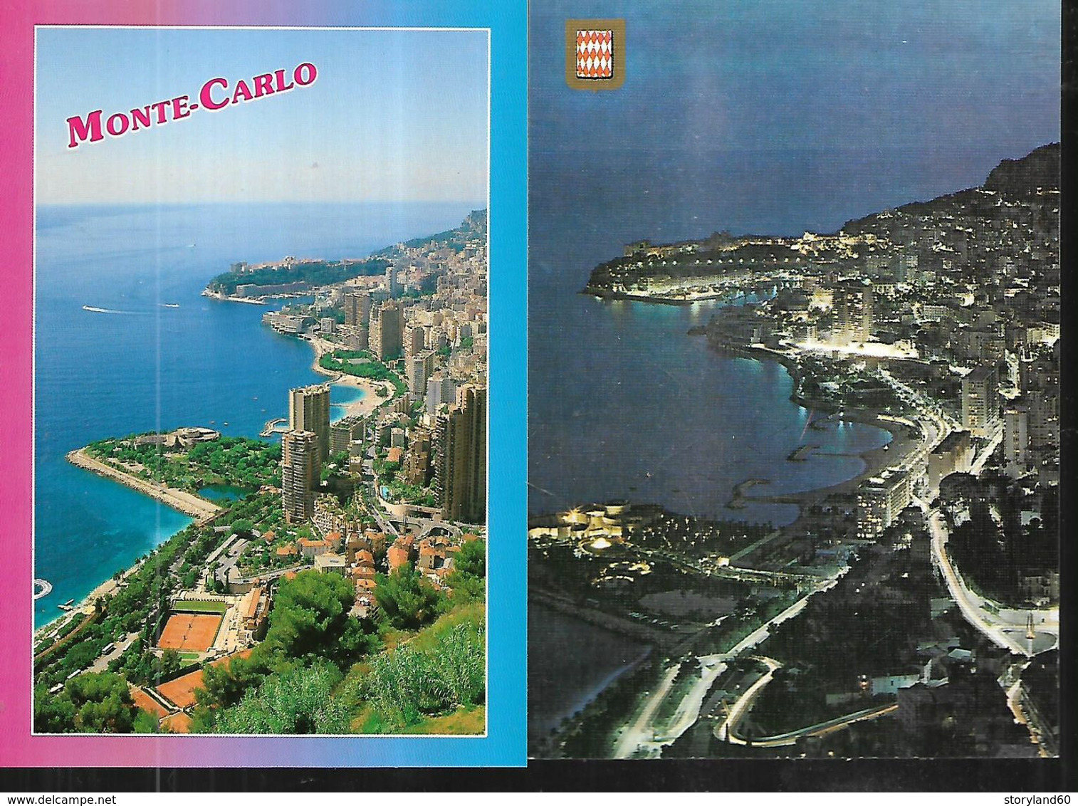 Cpm St005021 Monaco Et Monte-carlo Lot De 5 Cartes - Collections & Lots