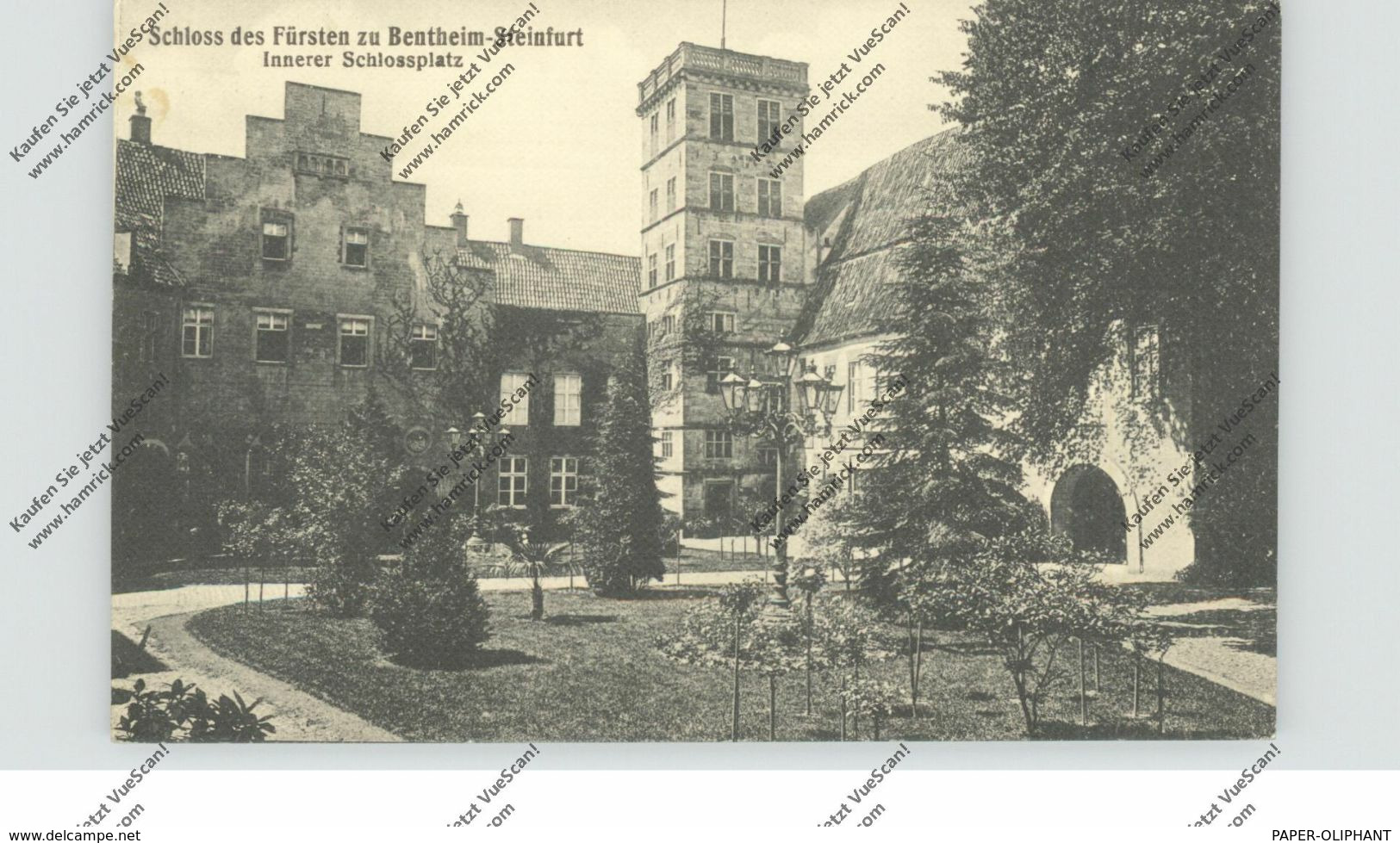 4444 BAD BENTHEIM, Schloss Des Fürsten Zu Bentheim - Steinfurt, Innerer Schlossplatz - Bad Bentheim